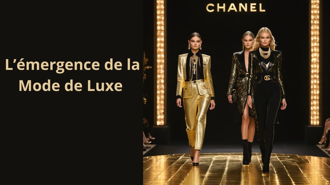 L'émergence de la mode de luxe, de l'artisanat au phénomène mondial