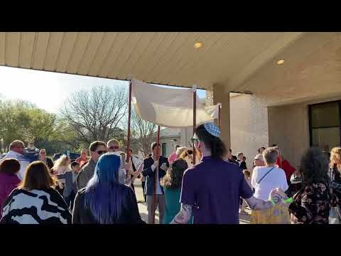 Members of Congregation Beth Israel Celebrate the Reopening of Their Synagogue