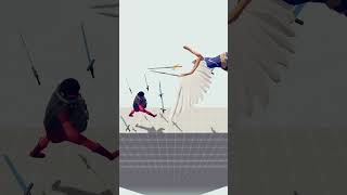 Fight with Viking#Shorts #totallyaccuratebattlesimulator #tabs #gaming #redvsblue