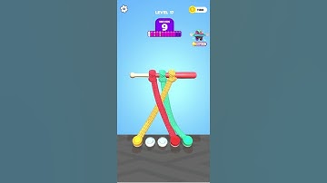 Tangle master 3D / New iOS game play #17 #shorts