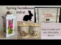 Spring Farmhouse DIY's that you can do!