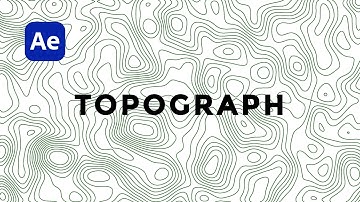 Learn the Topography Effect in After Effects (Step-by-Step & Animated)