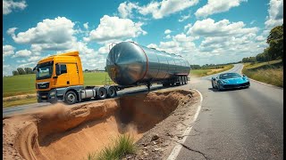 Cars vs The Worst DEEP Pit Bridge Challenge #2 - BeamNG drive Fails & Crashes 2025! screenshot 5