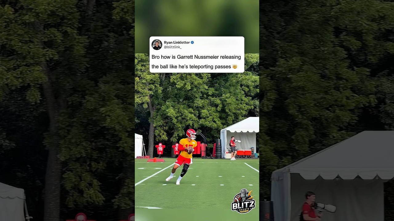 Looks like Garrett Nussmeier is finally healthy 🎯 #nfl #chiefs #football