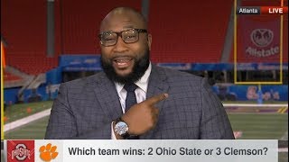 Marcus Spears` picks for Ohio State vs Clemson, LSU vs Oklahoma | College Football Playoff