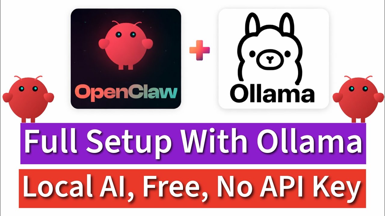Full Setup OpenClaw With Ollama Model | Local AI Model, Free, No API ...