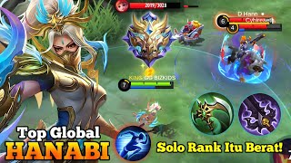 MAIN HANABI SOLO RANK EMANG BERAT BANGET! MAU SEJAGO APAPUN KALAU DAPAT TIM KAYAK GINI BERAT🗿- MLBB