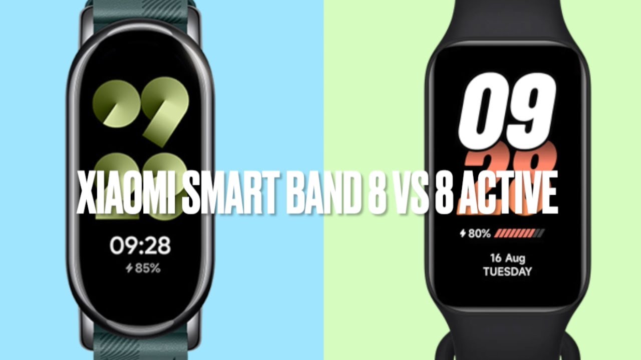 Xiaomi Smart Band 8 vs 8 Active: what's the difference? 