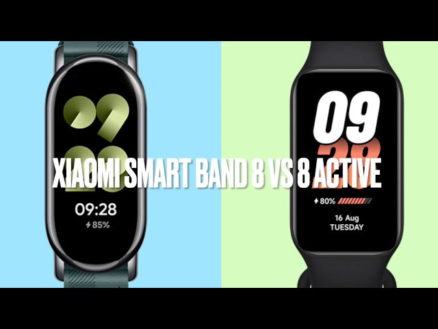 Xiaomi Smart Band 8 vs 8 Active: what's the difference? 