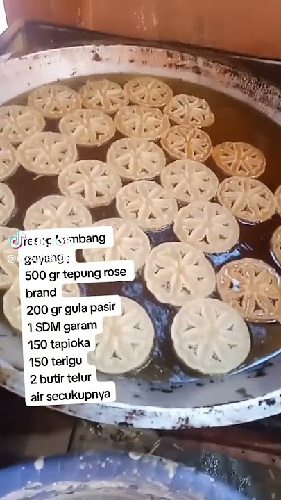 resep kue kembang goyang