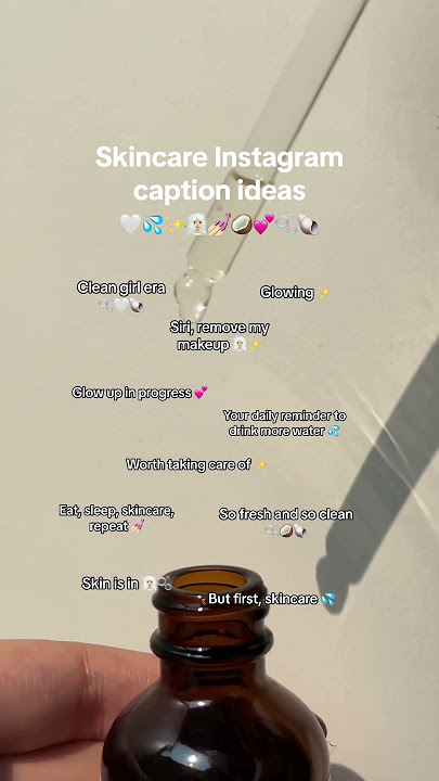 Instagram caption ideas | #shorts #instagramcaptions #captionideas #skincare #skincareroutine