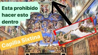 Esto es PROHIBIDO 🚫👮🏼 dentro de la CAPILLA SIXTINA 🤫 Museos Vaticanos segundo mas visitado del mundo