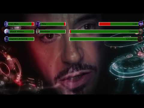 The Avengers Final Battle with healthbars 2/6 (Edited By @GabrielD2002 )