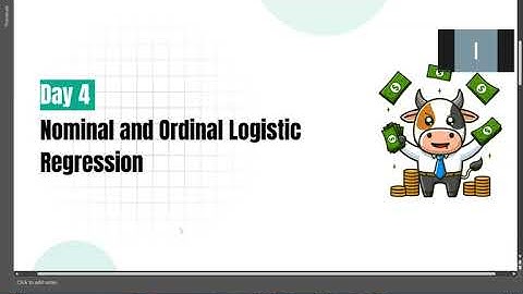 Day 4 Regression Challenge: Ordinal and Nominal logistic regression