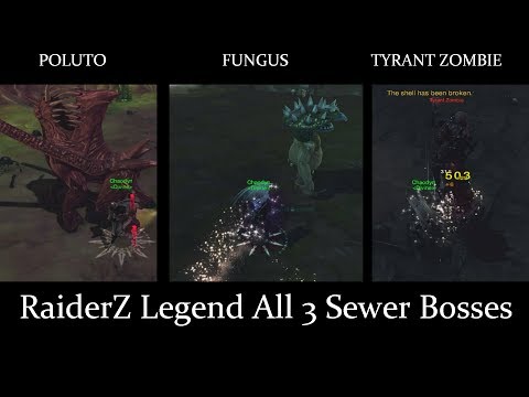 RaiderZ Legend All Three Sewer Bosses