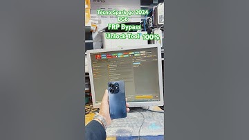 Tecno Spark Go 2024 BG6 FRP Bypass unlock tool ✅
