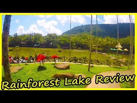 Lake In The Rainforest Review. Yanoda Rain Forest. Hainan, China. Rainforest Lake