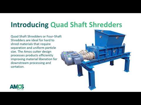 Dual Shaft Shredder - Amos Mfg., Inc.