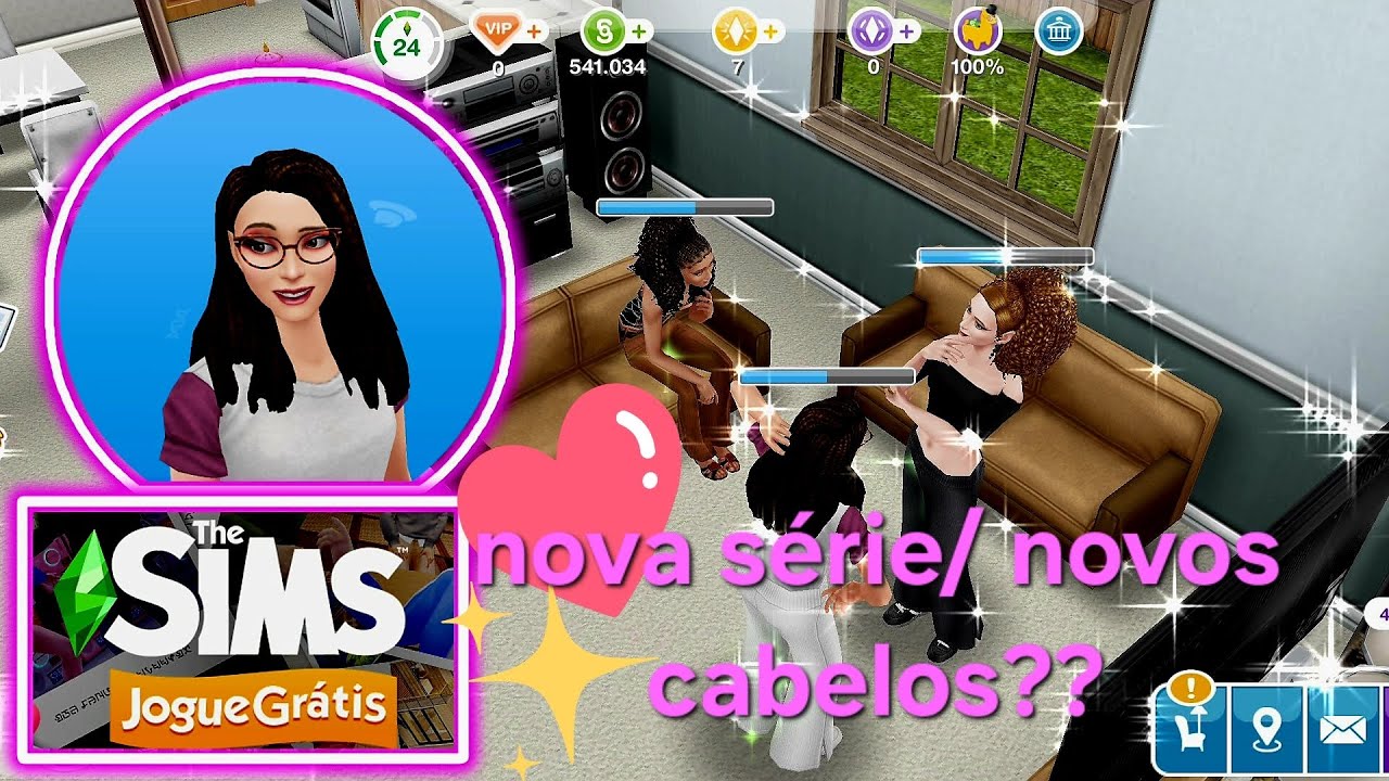 Gameplay:NOVA SÉRIE/ROTINA,COMVERSAS COM AS AMIGAS tem cabelos novos no  JOGO???✨️🤔😘(THE FREEPLAY)