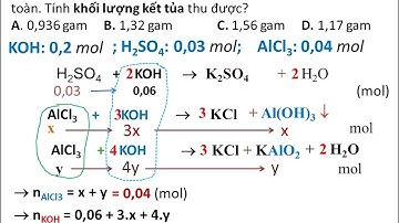 muối nhôm pư với bazo