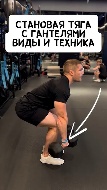🔥СТАНОВАЯ ТЯГА С ГАНТЕЛЯМИ. ВИДЫ И ТЕХНИКА - YouTube