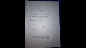 Maths questions paper of 1st semester CBCS Assam University