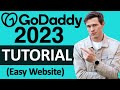 Tutoriel godaddy website builder 2023 comment crer facilement un site web professionnel