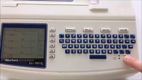 Eli150 / Eli250 Configuration Menu