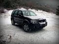 Ford Maverick 2.3 xlt in Hortiatis under snow (26/01/2014).