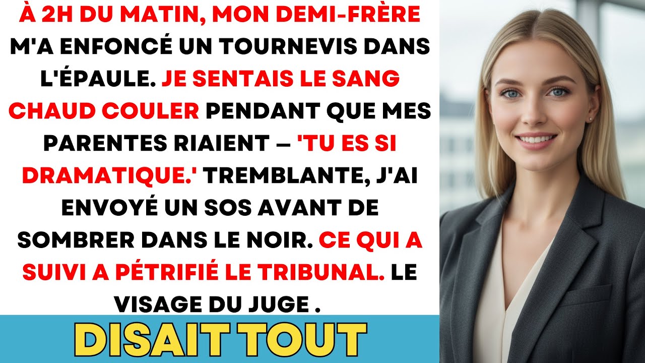 À 2h Du Matin, Mon Demi-Frère M'a Poignardée — Mes Parents Ont Ri, Mais Le Verdict Du Juge Les A...