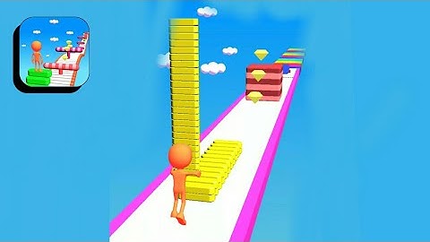 Stack Stairs - Gameplay All levels 21 (Android,iOS) #shorts