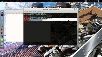 Kali linux how to create and delete files.