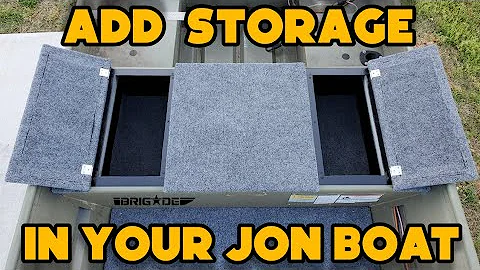 Turn Your Jon Boat Bench Into Storage