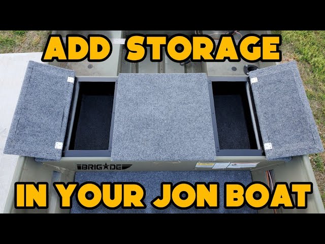 DIY Storage compartment ( Add Extra storage to your boat ) 