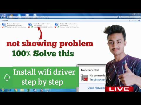 wireless network connection not showing in windows 7 | computer me wifi driver kaise install kare