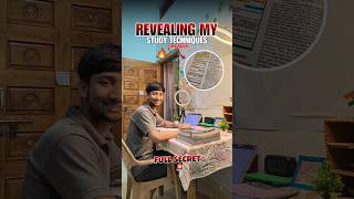 Revealing my study techniques 🔥🚨 | #shorts #studyvlog #minivlogclass12 #trending #studentlife