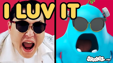 Funny Animated Cartoon | Spookiz x PSY I Luv It Music Video Parody | Videos For Kids Videos For Kids