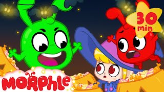 orphle steals halloween candy brand new morphle vs orphle cartoons for kids