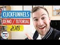 Clickfunnels Tutorial &amp; Demo 2018 - How To Set Up Your First Sales Funnel In Clickfunnels