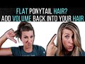 Add Volume Back Into Your Hair After A Ponytail | Second Day Hairstyle