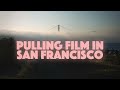 Pulling Fuji Pro400h FIlm in San Francisco