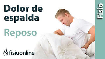 ¿Es bueno tumbarse en la cama para el dolor lumbar?