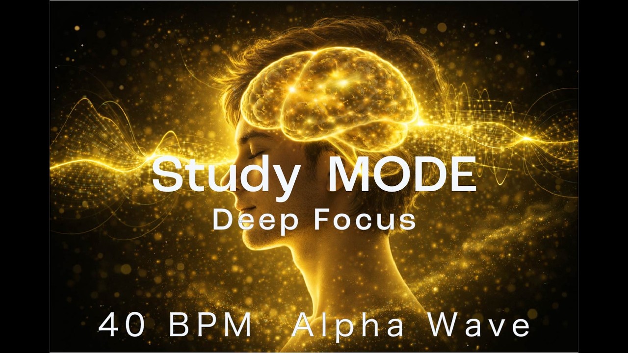 Alpha Wave Deep Work | Scientifically Designed ADHD Concentration