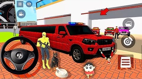 ☺Indian Thift Auto Simulator🤩Andriod Gameplay🥳Indian Showroom Purchase😜 longest police car 🥳Game😍