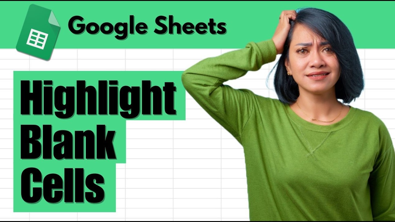 How to Highlight Blank Cells in Google Sheets - YouTube