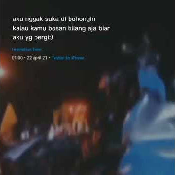 story wa#tidak suka di bohongi