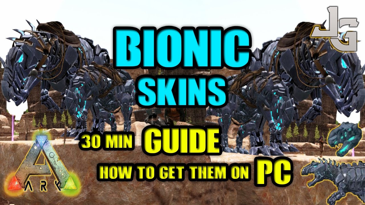ark bionic skins rex and giga guide how to get them in 30