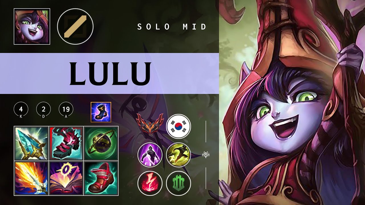 Lulu Mid vs Katarina - KR Grandmaster Patch 26.02