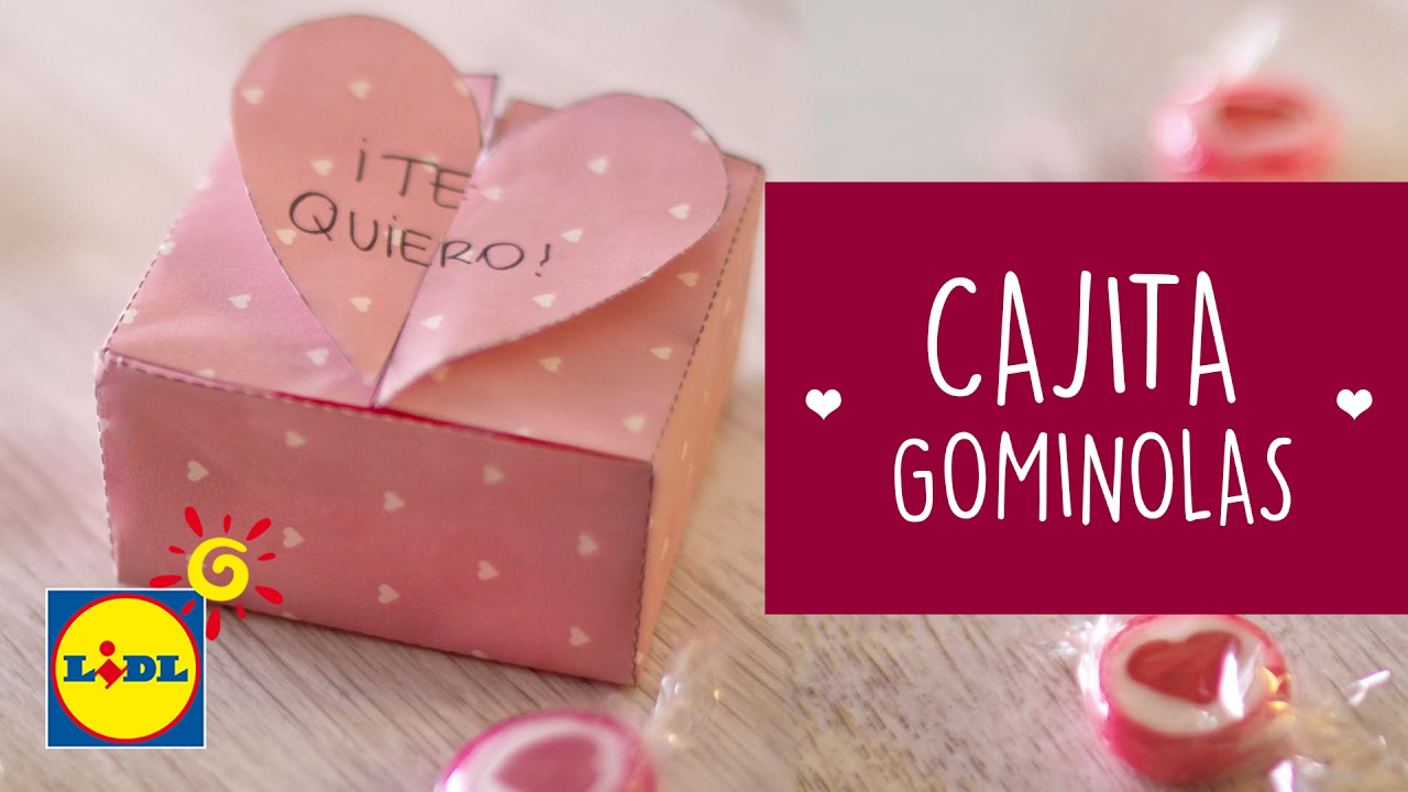 Cajita para Gominolas 🎁🍬, Manualidades San Valentín