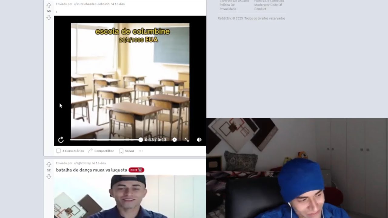 muca se segurando pra não ser cancelado